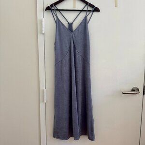 Zara blue slip dress